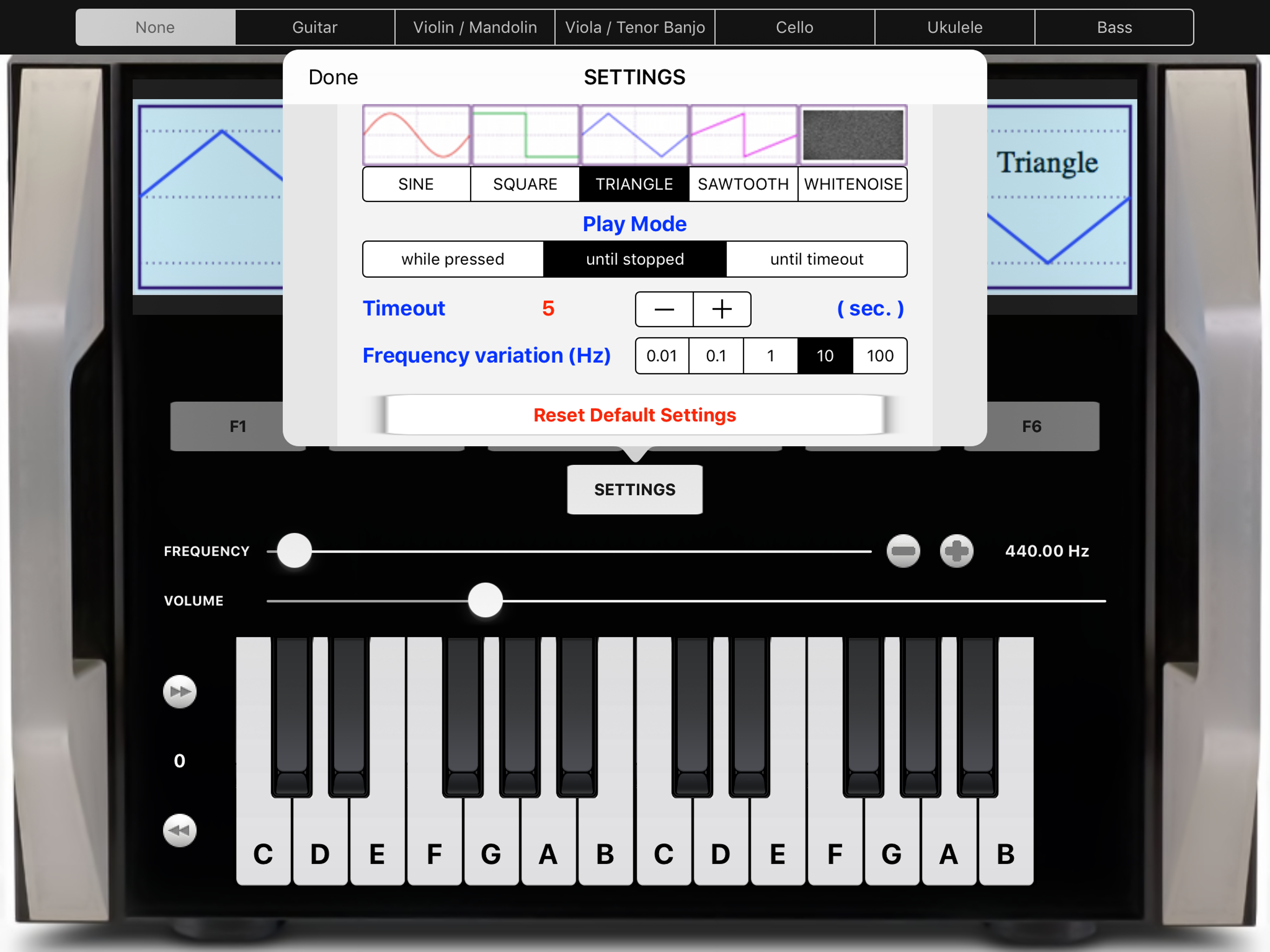 iTuningFork - Tone Generator screenshot 6