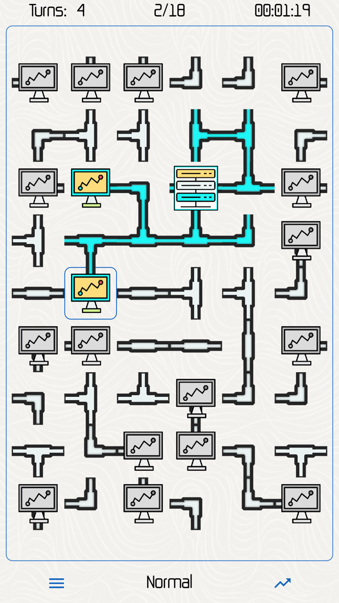 Netwalk - IT Logic Puzzle Game