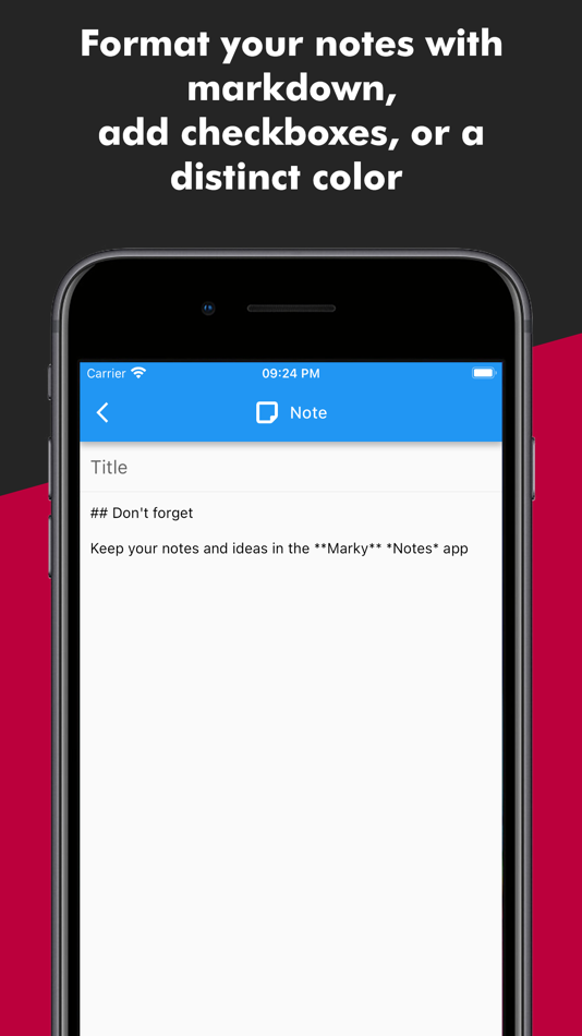 #2. Marky Notes (iOS) 由: Dejan Boras