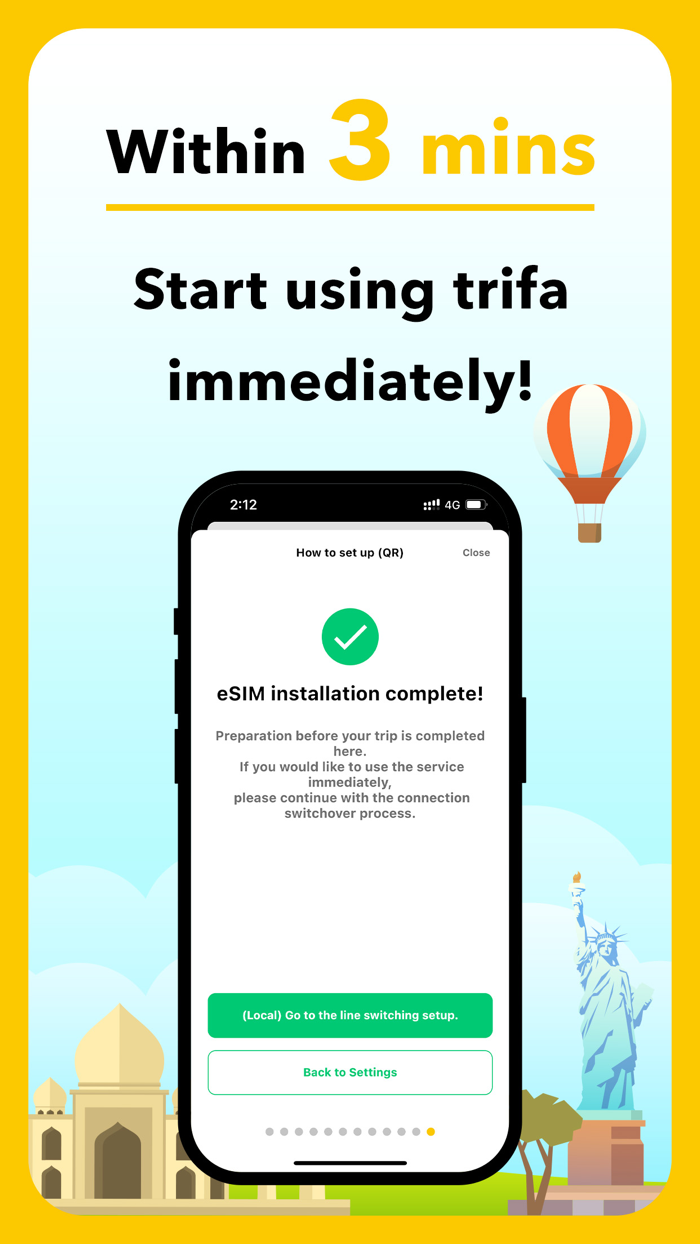 trifa - Travel eSIM Store App