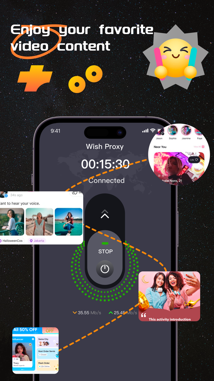 Wish Proxy  Secure VPN