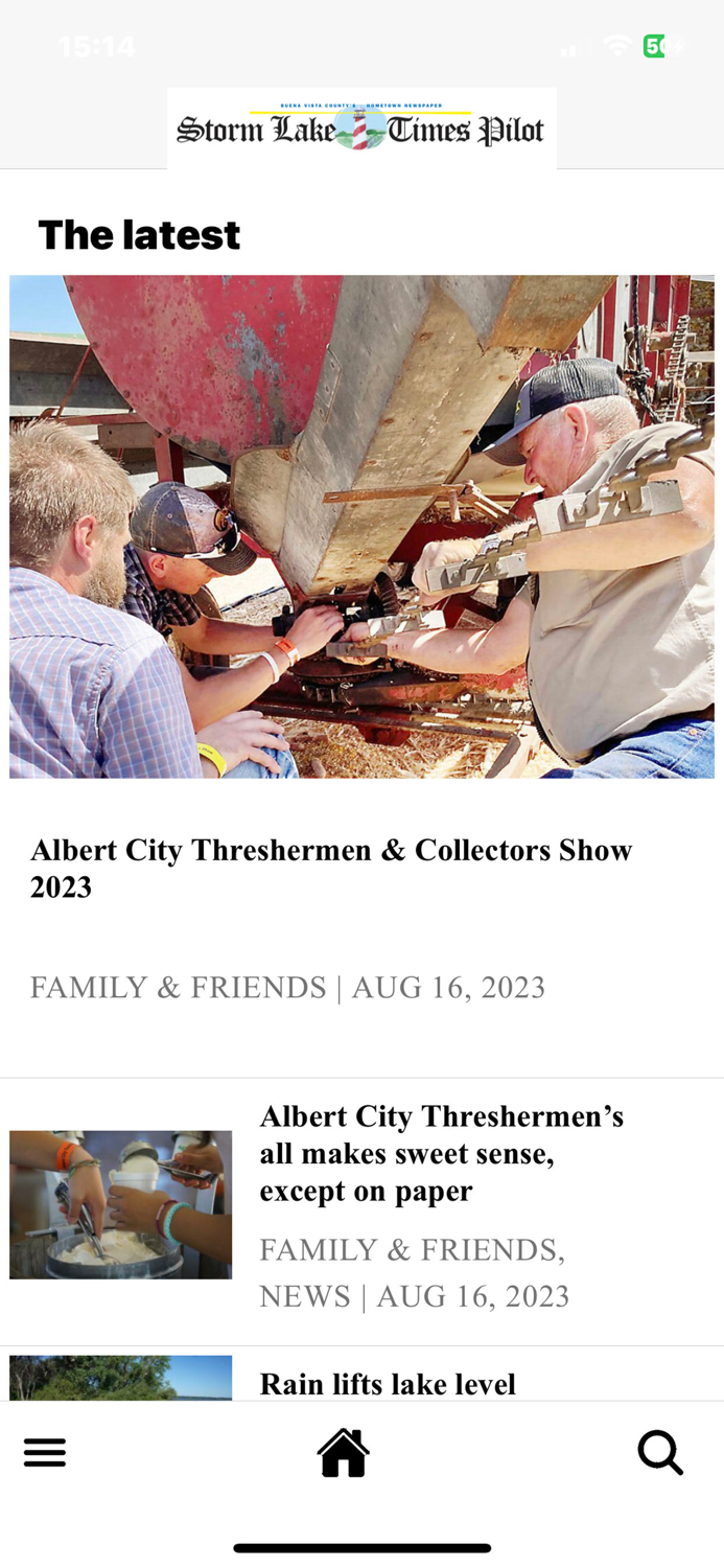 Storm Lake Times Pilot