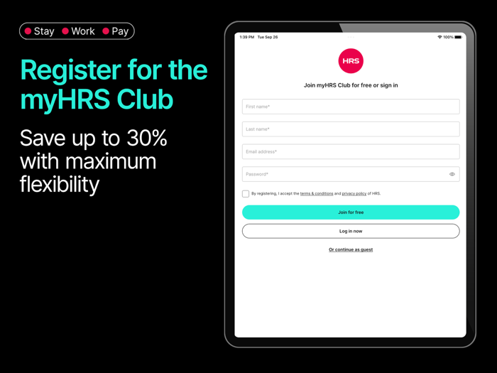 HRS Stay Work and Pay