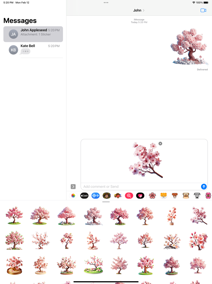 Cherry Blossom Stickers