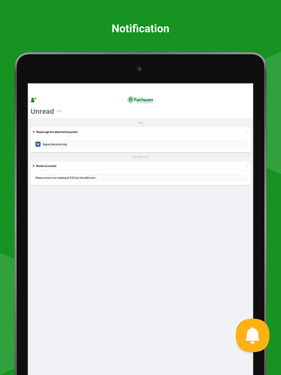MyFairhaven iPad screenshot 6 - Finance app