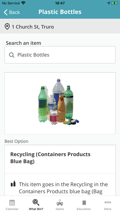 Colchester Waste Management Screenshot