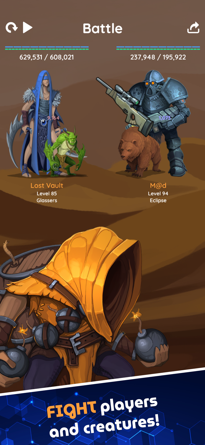 Lost Vault AFK Retro RPG