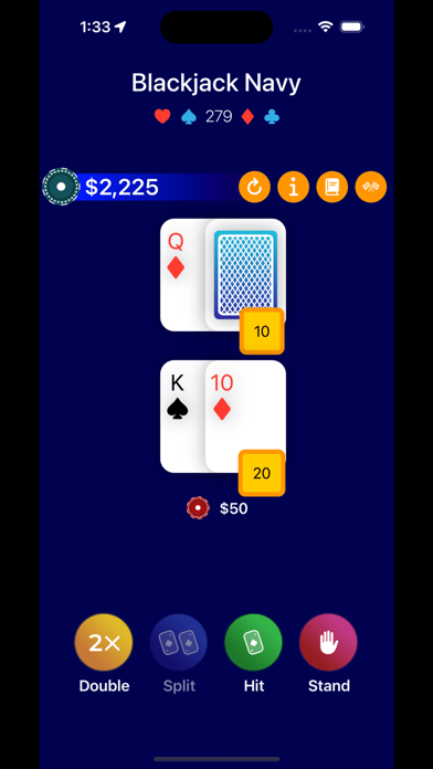 Blackjack Navy Screenshot