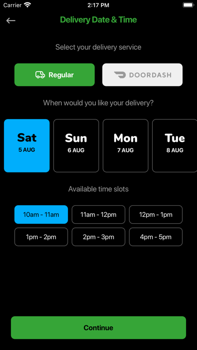 ZWash Laundry Pickup/Delivery Screenshot