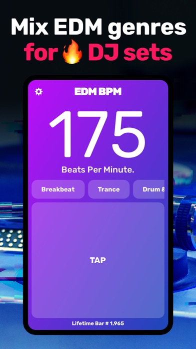 BPM Counter App ∎∎ EDM BPMのおすすめ画像5