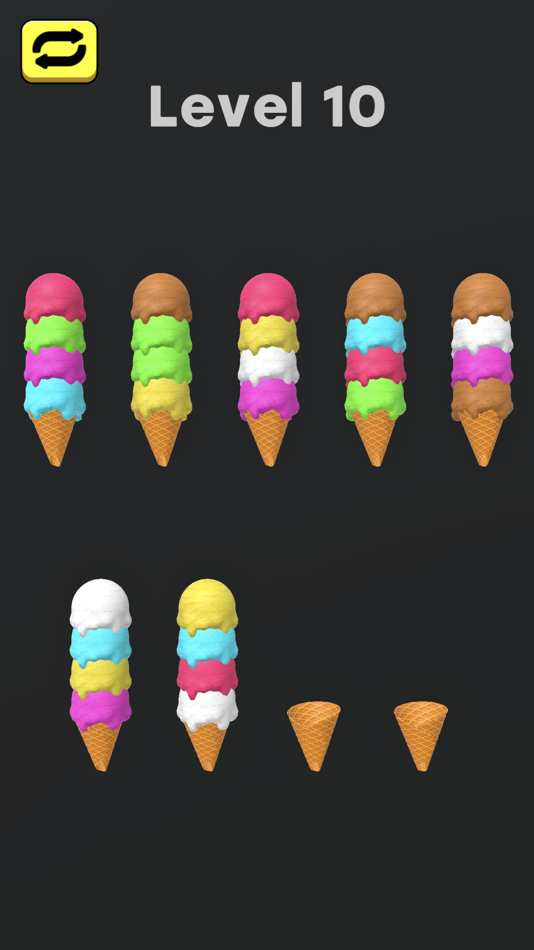 #3. Ice Cream Sort (iOS) 来自: Indigo Bunting