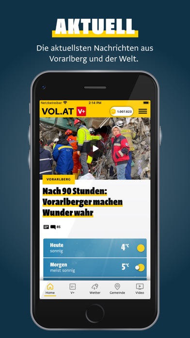 VOL.AT - Vorarlberg Online Screenshot