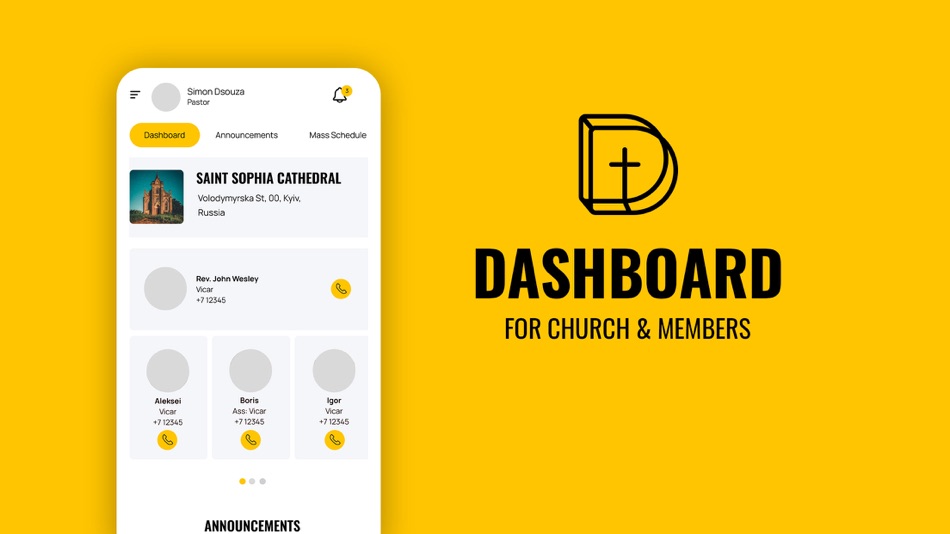 #1. Divine Duty Parish directory (iOS) Ved: Redparrot Technology LLP