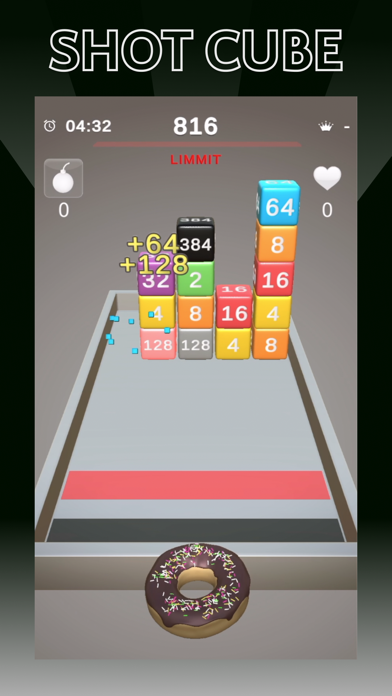 SHOT CUBE :3D Block chain Game Screenshot