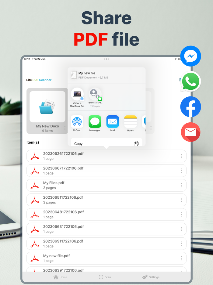Lite PDF Scanner  Peconi