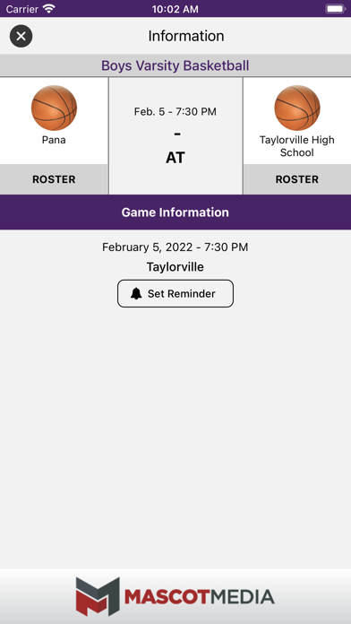 Taylorville Athletics Screenshot