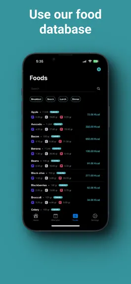 Game screenshot CaloTrack - Calories tracker apk