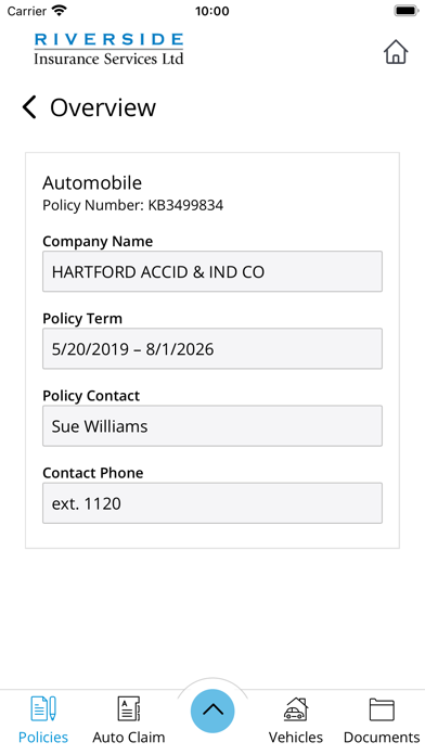 Riverside Insurance Cochrane Screenshot