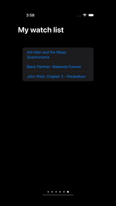 5 Movies Screenshot