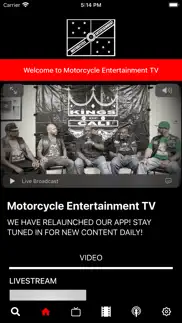 motorcycle entertainment tv iphone screenshot 1