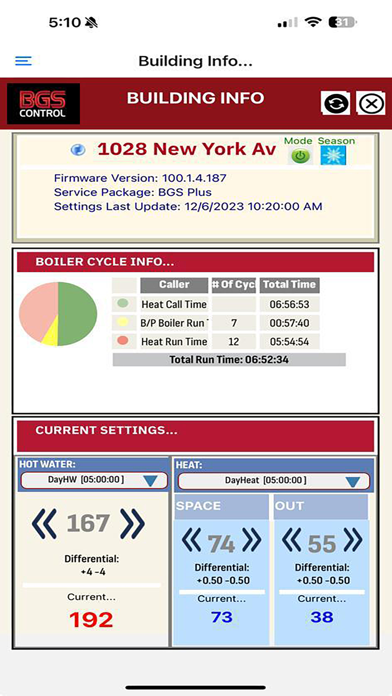 Screenshot 2 of BGS Heat Portal App