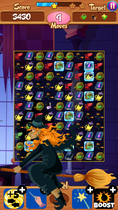 Lost Magic Throne saga Match3 Screenshot
