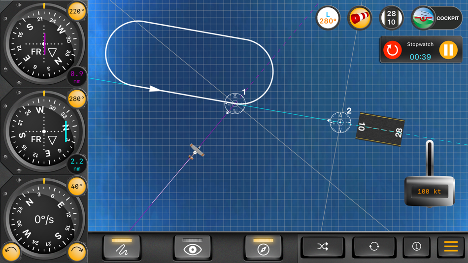 #2. VOR + ILS Trainer – IFR Pilot (iOS) 由: Flygo-Aviation Ltd