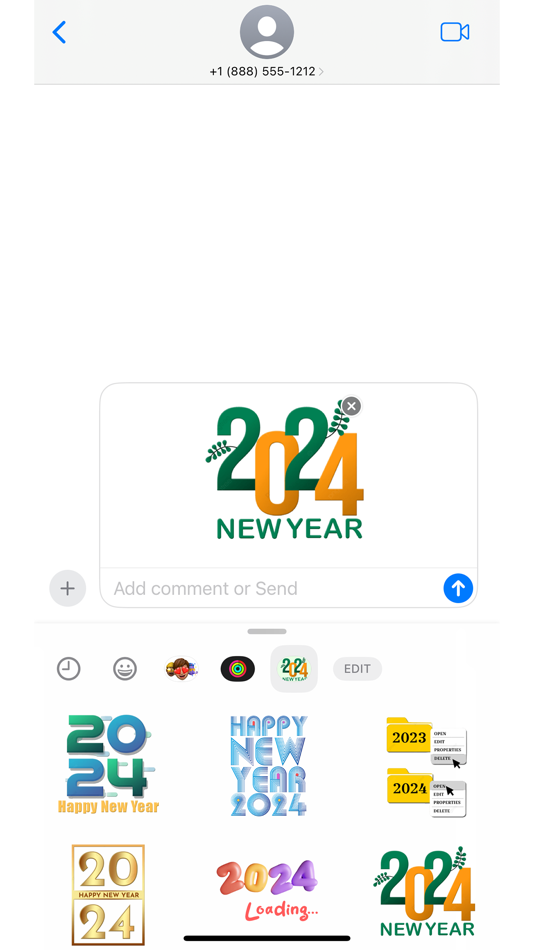 New Year 2024 Stickers - 1.0 - (iOS)