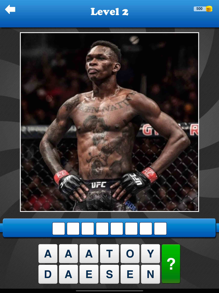 Guess the Fighter MMA UFC Quiz