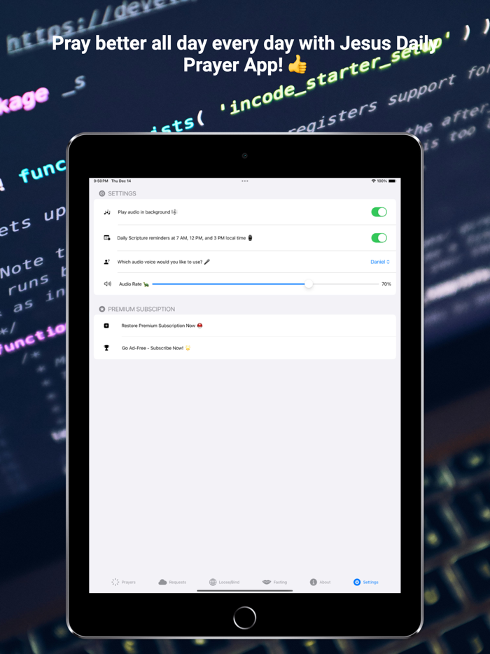 Jesus Daily Prayer App