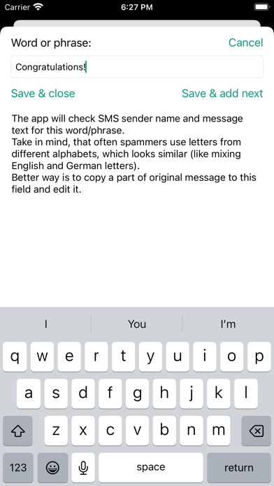 WideProtect SMS Blocker screenshot 4