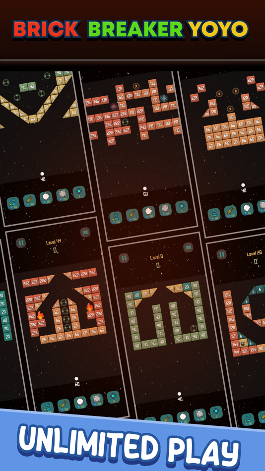 #7. Brick Breaker YOYO (iOS) 게시자: Harsh Ramani