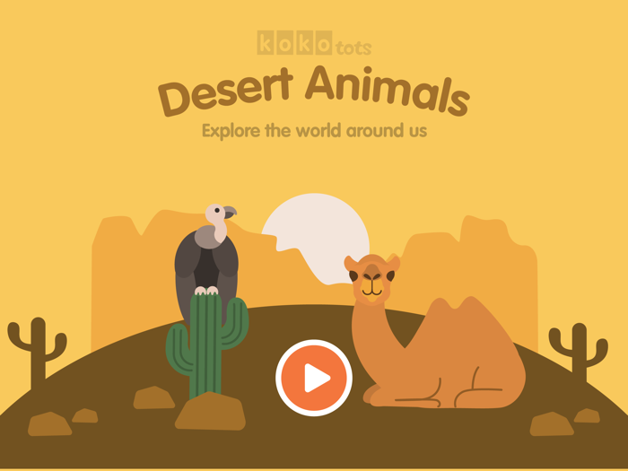 Learn Desert Animals for kids