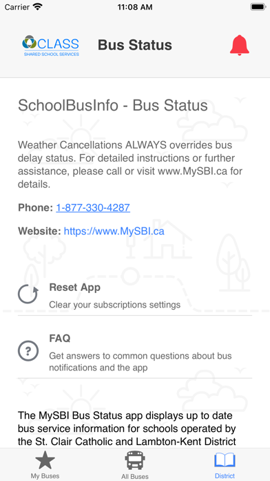 SchoolBusInfo — Bus Status 4 Screenshot