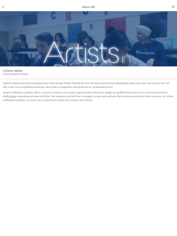 Artists In Rhythm iPad screenshot 4 - Music app