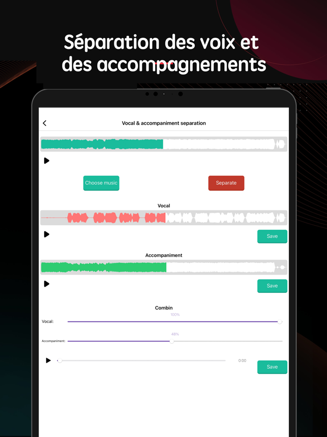 ‎Éditeur d'Audio Tool Capture d'écran