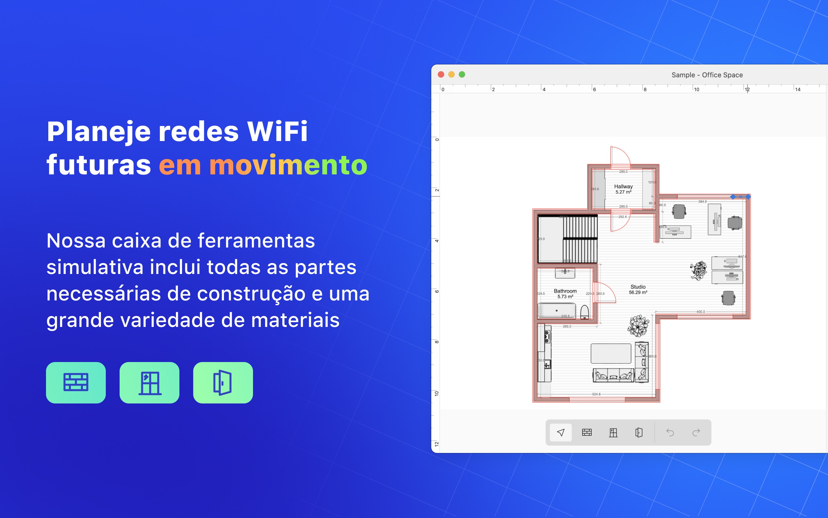 Screenshot do app NetSpot: WiFi Analyzer