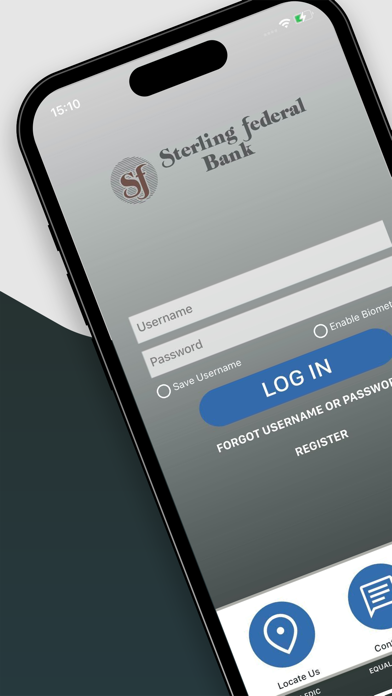 Sterling Federal Bank Screenshot