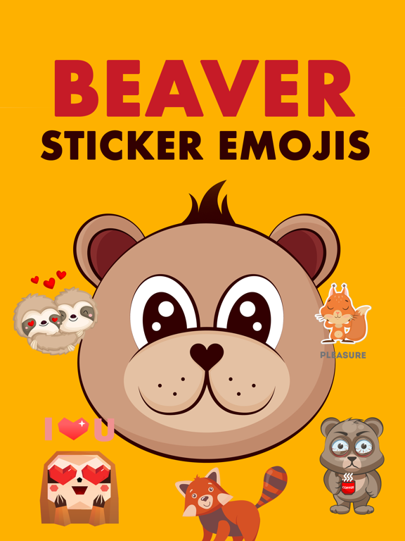 Screenshot #4 pour Beaver Sticker Emojis
