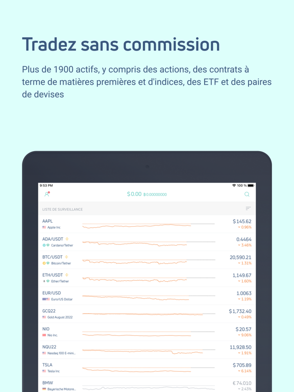 Screenshot #5 pour Quantfury: Ton Courtier Global