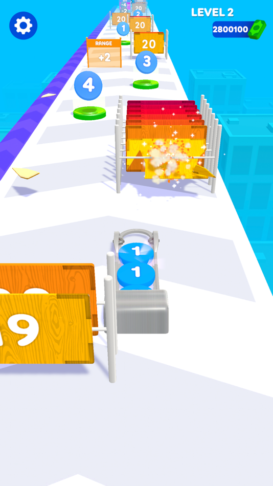 #1. Puff Up Run (iOS) 由: Yeapp Yazilim Anonim Sirketi