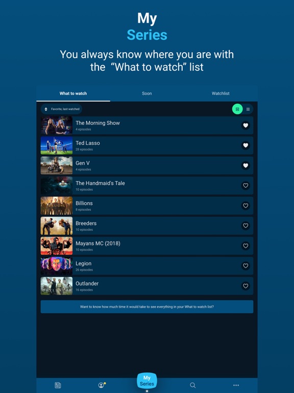 Screenshot #4 pour MySeries