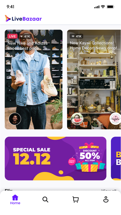 LiveBazaar Screenshot
