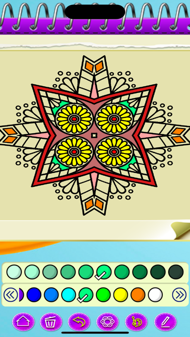 Paint Mandala Color Screenshot