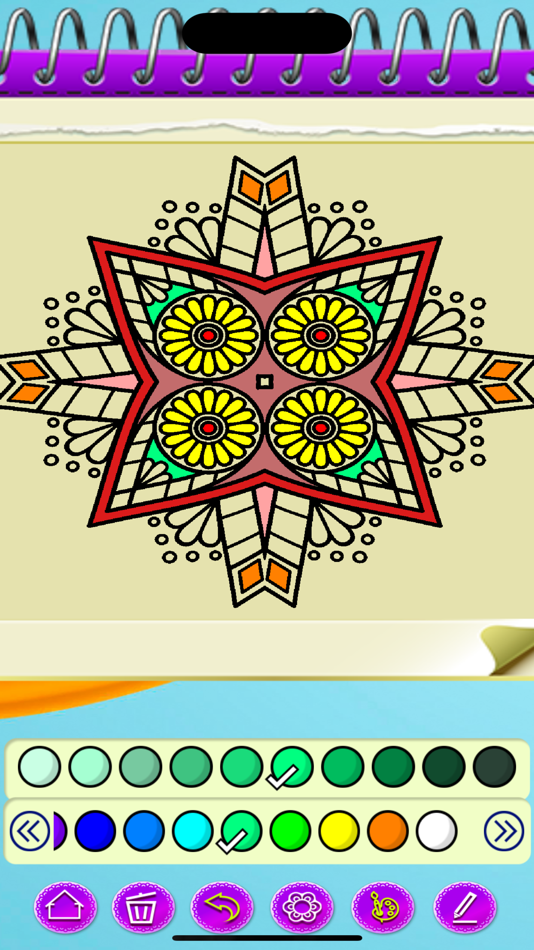 #3. Paint Mandala Color (iOS) 由: Napaphorn Tibyakad