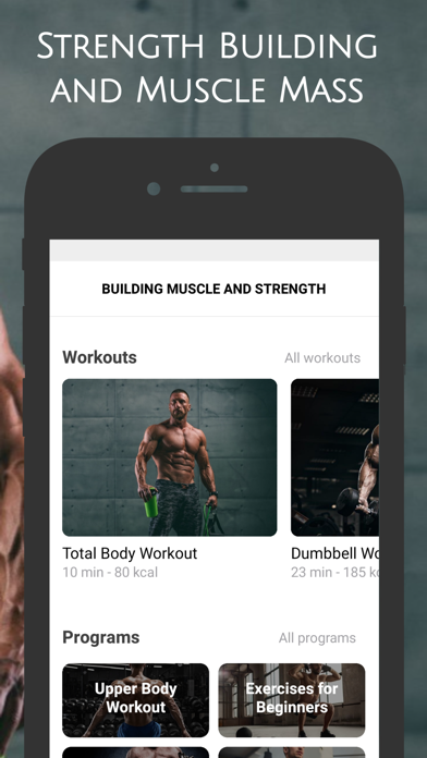 Building Muscle and Strength Screenshot