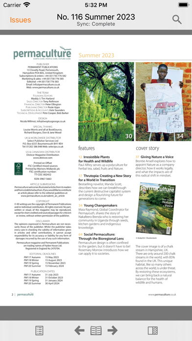 Permaculture Magazine Screenshot