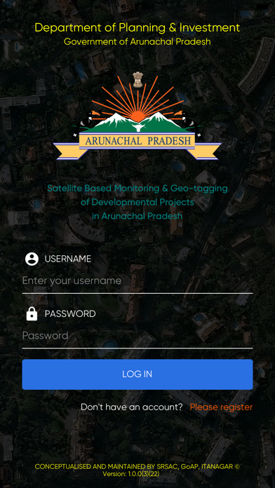 Arunachal Monitoring, GoAP Screenshot