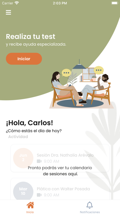 Sofia - Apoyo Emocional Screenshot