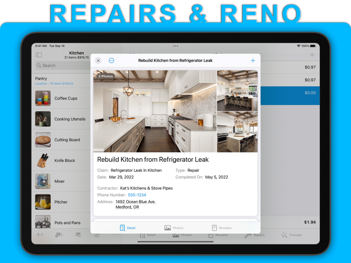 Under My Roof Home Inventory 